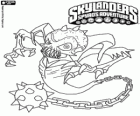 Skylander Ghost Roaster, criatura que menja els fantasmes dolents. Skylanders Morts Vivents
