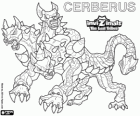 Cerberus, última evolució. Invizimals The Lost Tribes. Temible i terrible gos de tres caps