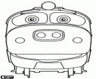 Brewster, una locomotora de dièsel-elèctrica de Chuggington