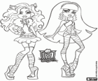 Clawdeen i Cleo són amics i rivals a Monster High