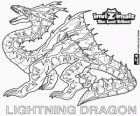 Lightning Dragon. Invizimals The Lost Tribes. Aquest invizimal dragon domina el poder del llamp i el tro