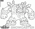 Snowcaster. Invizimals The Lost Tribes. El Senyor Suprem del Gel, un savi místic i poderós que viu a les glaceres