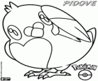 Pidove, pokémon tipus normal i volador. Pidove evoluciona per Tranquill i Unfezant. Mamepato