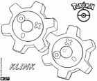 Klink, pokémon d'acer. Evoluciona a Klang i Klinklang
