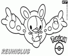 Reuniclus, Pokémon psíquica, evolució final de Solosis i Duosion. Rankurusu