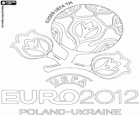 Logo Eurocopa 2012. Polònia i Ucraïna UEFA EURO 2012