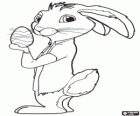 Hop, el conillet de Pasqua amb un ou de Pasqua