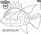 Basculin, Bassrao en japonès, un peix acoolrit Pokémon
