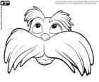 Lorax. La cara del personatge creat per l'escriptor Dr.Seuss