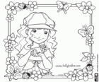 Holly Hobbie amb marietes, papallones i flors