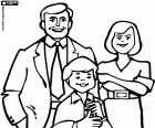 Una família formada per un pare, una mare i un fill