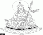 Buda Padmasambhava, fundador de l'escola de budisme tibetà Nyingma. Guru Rinpoche