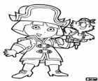 Dora l'exploradora, la capitana pirata