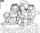 Garfield i els seus amics Nermal, Odie, Arlene i Pooky