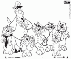 Els protagonistes de la pel·lícula Don Gat i els seus amics. Top Cat