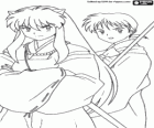 InuYasha i Miroku, un monjo budista