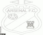 Escut de l'Arsenal FC. Club de futbol argentí anomenat Arsenal de Sarandí