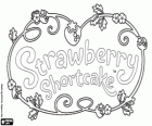Logo de Strawberry Shortcake. Pastís de Maduixa