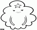 Lumpy Space Prince, un núvol amb un bigoti i una estrella al cap