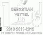 Sebastian Vettel, el pilot de F1 més jove tres vegades campió mundial en 2010, 2011 i 2012