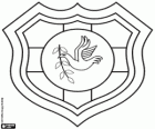 Logo de l'equip nacional de rugbi de Tonga, Ikale Tahi. Emblema, el colom blanc