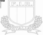 Logo de l'equip nacional de rugbi italià, els azzurri