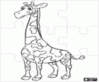 Puzle d'una girafa