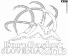 Logo EuroBasket 2013 Eslovènia. Campionat Europeu de Bàsquet 2013. FIBA Europa