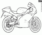 Una moto esportiva Aprilia RS 125