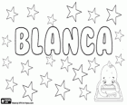 Blanca, nom d'origen germànic, que significa blanc
