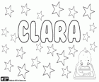 Clara, nom d'origen llatí que significa clara i brillant