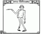 El cambrer de l'Hotel Transsilvània
