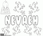 Nevaeh, nom moderna creada en escriure la paraula anglesa Heaven, cel, al revés