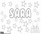 Sara, el nom d'origen hebreu, un personatge bíblic. El seu significat és princesa