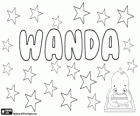 Wanda, nom d'origen eslau. El seu significat és de la tribu dels vàndals
