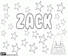 Zack, variant i forma curta dels noms com Isaac i Zacaries