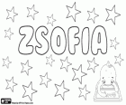 Zsófia, nom hongaresa és l'equivalent a Sofia