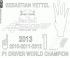 Sebastian Vettel, campió del món de F1 2013, el quart títol mundial consecutiu