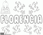 Florència, nom d'origen llatí. El seu significat és pròspera