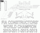 Red Bull Racing, campió del món de Constructors FIA 2013. Quatre campionats consecutius