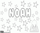 Noah, nom d'origen hebreu. Nom d'un dels patriarques de la Bíblia, Noè