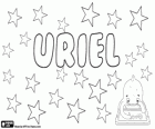 Uriel, nom d'origen hebreu. El nom d'un Arcàngel, el seu significat és Àngel de llum