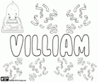 Villiam, nom d'origen germànic. Variant de William