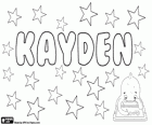 Kayden, variant de noms com Cade i Kaden