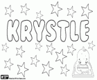 Krystle, variant de noms com Christina, Crystall i Krystal