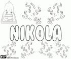 Nikola, nom d'origen grec. Nom molt comú en alguns països del centre i l'est d'Europa