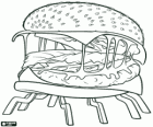 Cheespider, una hamburguesa amb formatge convertida en una aranya perillosa