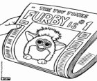 Furby a la portada del diari, la joguina més venuda