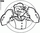 Popeye el mariner, famós personatge de còmic. El personatge de Popeye va ser creat per EC Segar i es va publicar per primera vegada el 1929