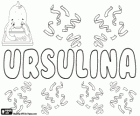 Ursulina, nom de nena, variant de Úrsula